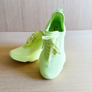 Neon Green Sneakers Size 6.5